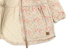 Mikk-line warm taupe blomstret termojakke